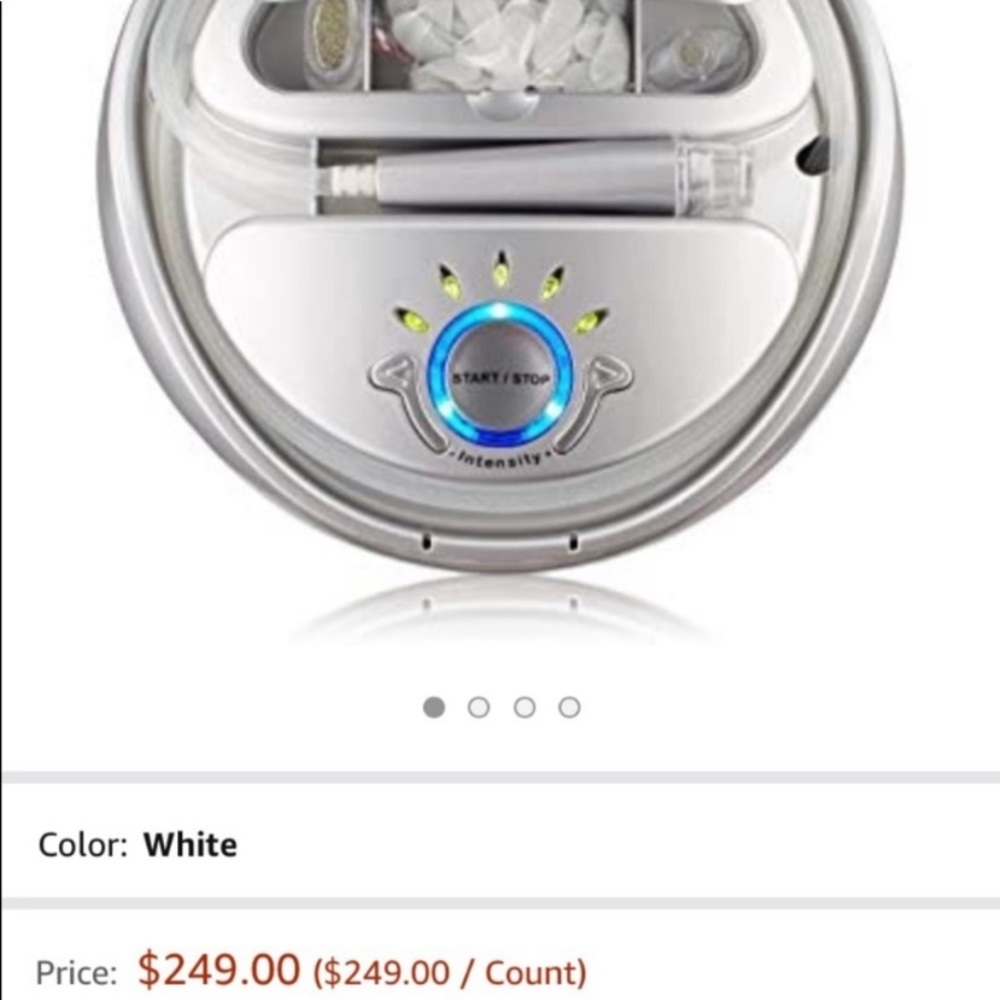 NEW NuBrilliance In-home Microdermabrasion machine. Sells on Amazon for $249!
